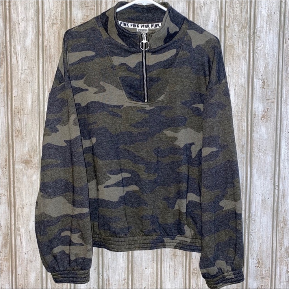 VS Pink Camo pullover